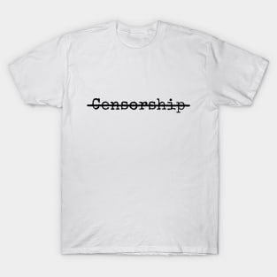 Censorship (Black) T-Shirt